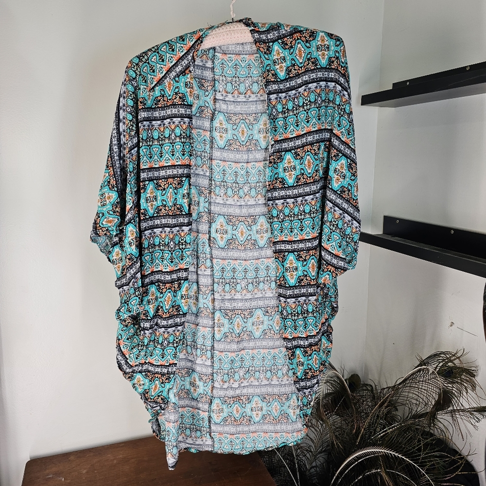 Western Style fabric Shrug, Cardigan , one size, Texas True